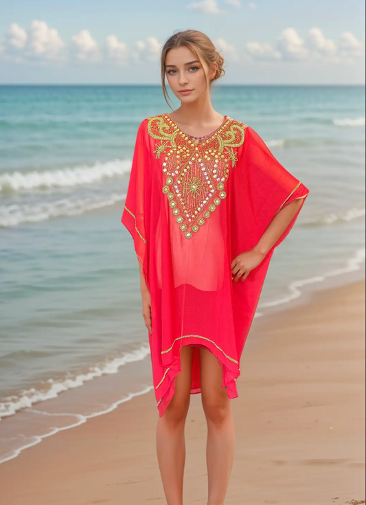 Golden Ember Kaftan