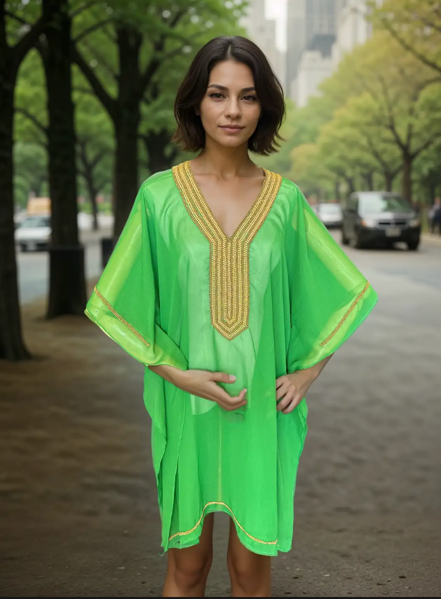 Light Emerald Kaftan