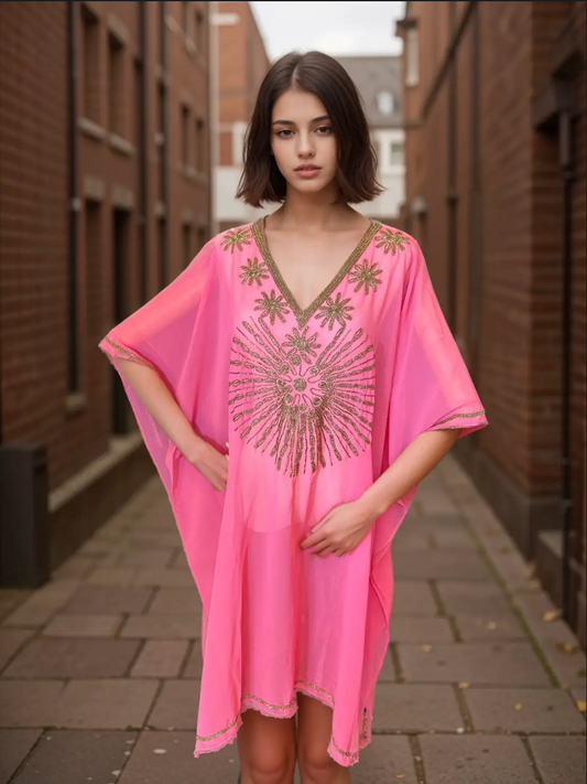 Bright Blush Kaftan