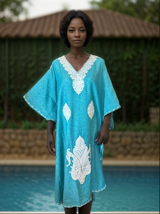 Frosted Horizon Kaftan