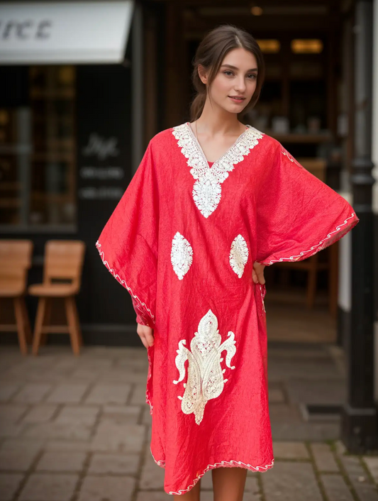 Ruby Glow Kaftan