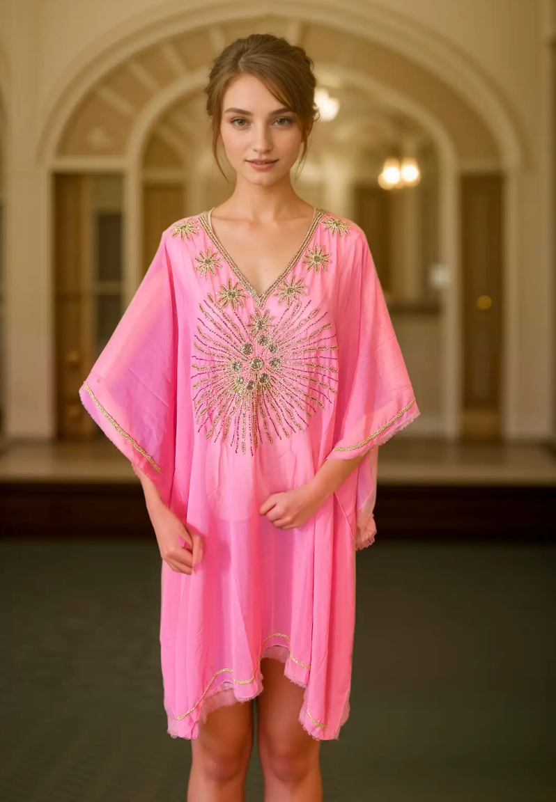 Coral Blush Kaftan