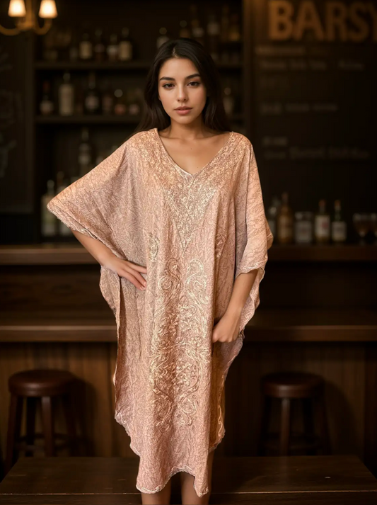 Pink Gleam Kaftan