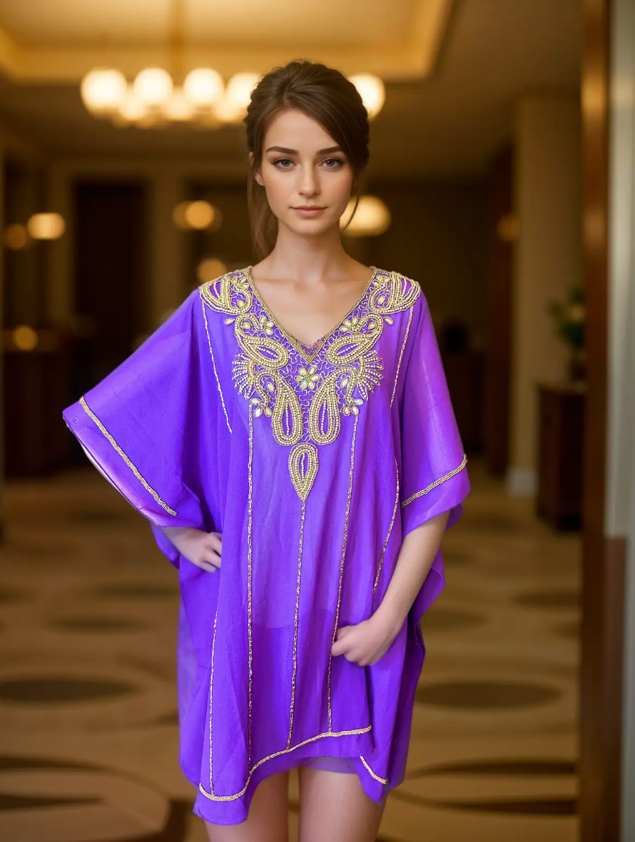 Royal Amethyst Kaftan